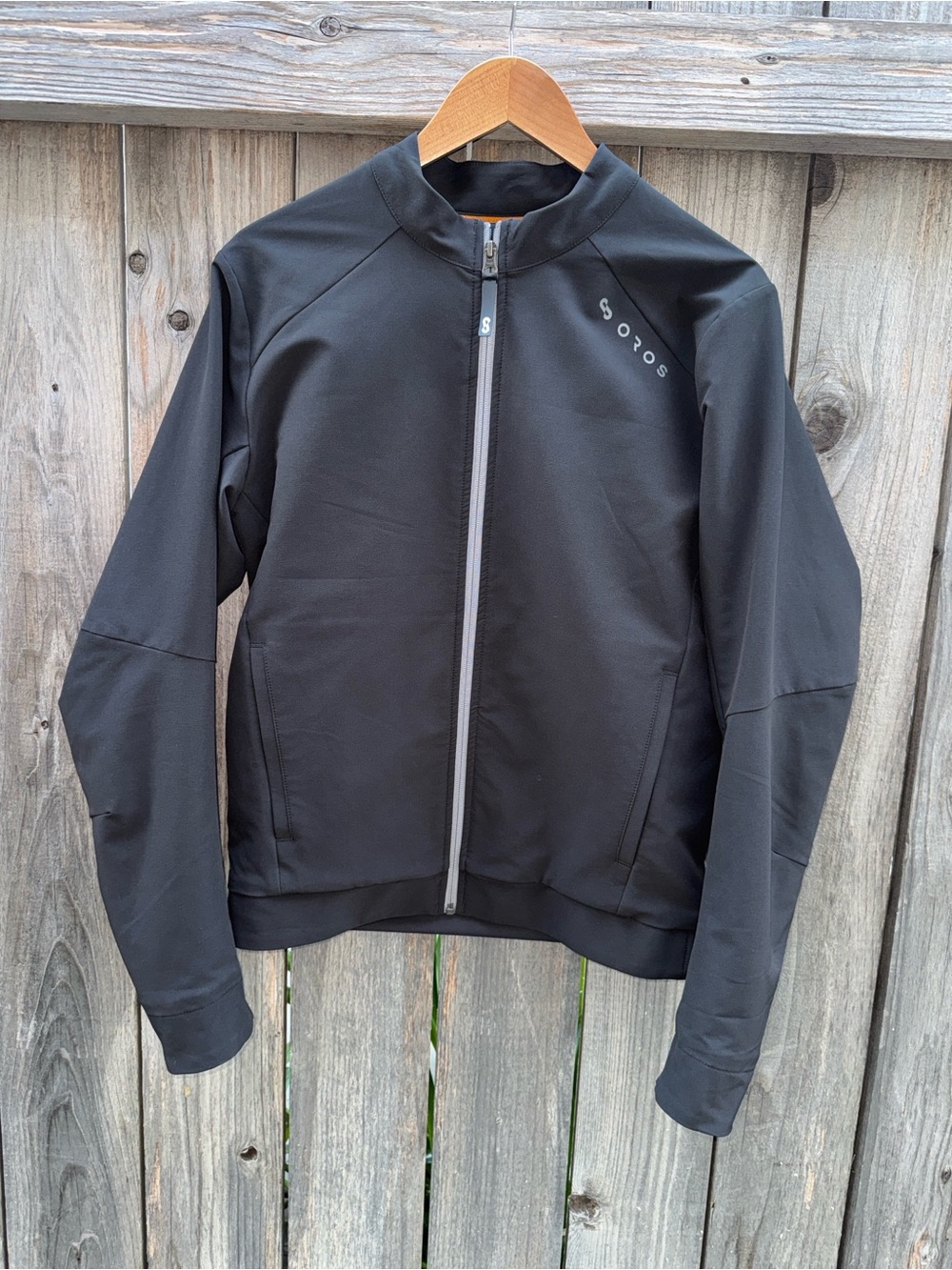 Oros Men’s Outlier Black Jacket Full Zip Rubber Lined SOLARCORE Size Small